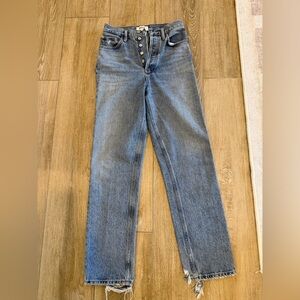 Agolde High Rise Blue Jeans